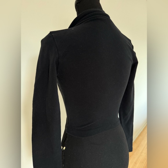 Black Zip-Up Jacket TNA XS pre-owned 
With free gifts . - Picture 6 of 12